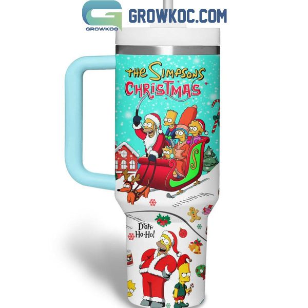 The Simpsons Merry Christmas Happy New Year 2025 Personalized 40oz Tumbler