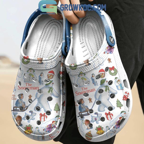 The Snowman Merry Christmas Personalized Crocs Clogs