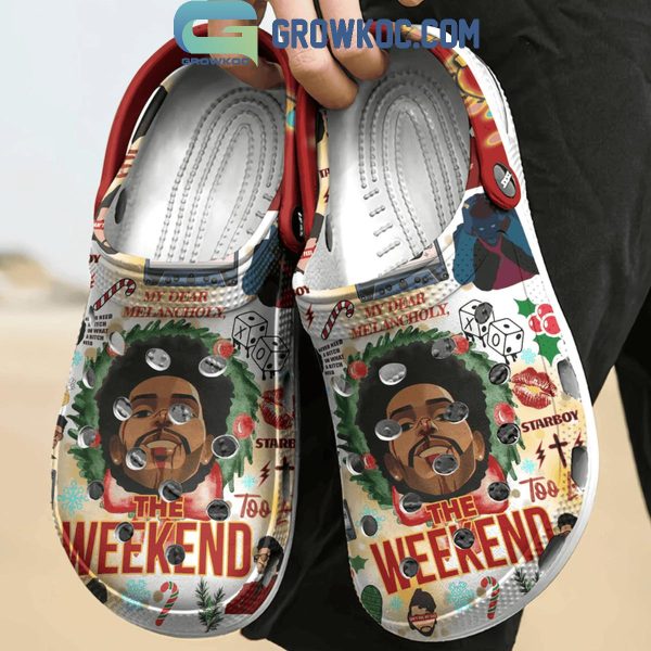 The Weeknd Starboy Merry Christmas 2024 Personalized Crocs Clogs