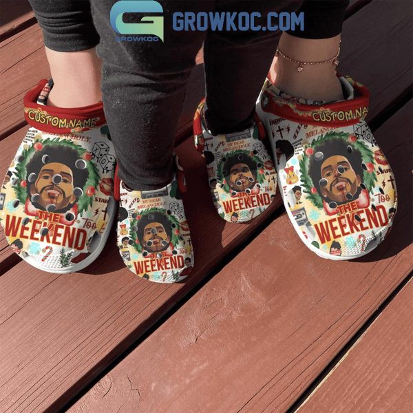 The Weeknd Starboy Merry Christmas 2024 Personalized Crocs Clogs