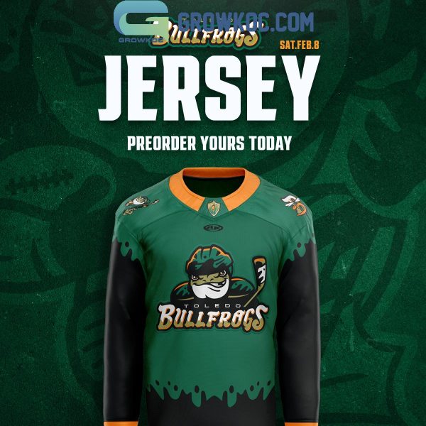 Toledo Bullfrogs 2024 Gameday Personalized Hockey Jersey