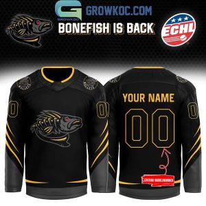 Toledo Walleye Bonefish is Back 2024-2025 Personalized Hockey Jersey