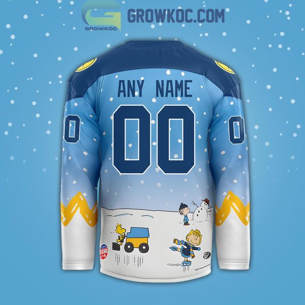 Toledo Walleye Snoopy Peanuts And Friends Personalized Hockey Jersey