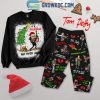 Taylor Swift Leave The Christmas Light Up ‘Til Jan 2025 Fleece Pajamas Set Long Sleeve