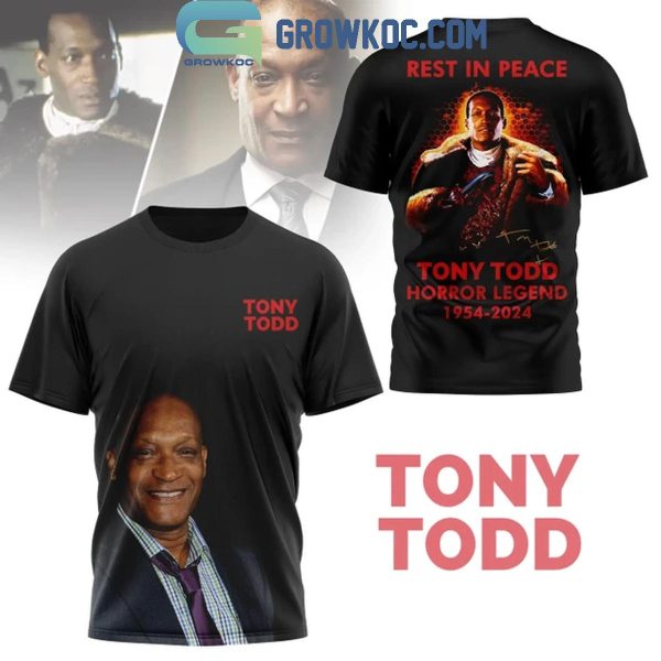 Tony Todd Horror Legend 1954-2024 Rest In Peace Hoodie T-Shirt