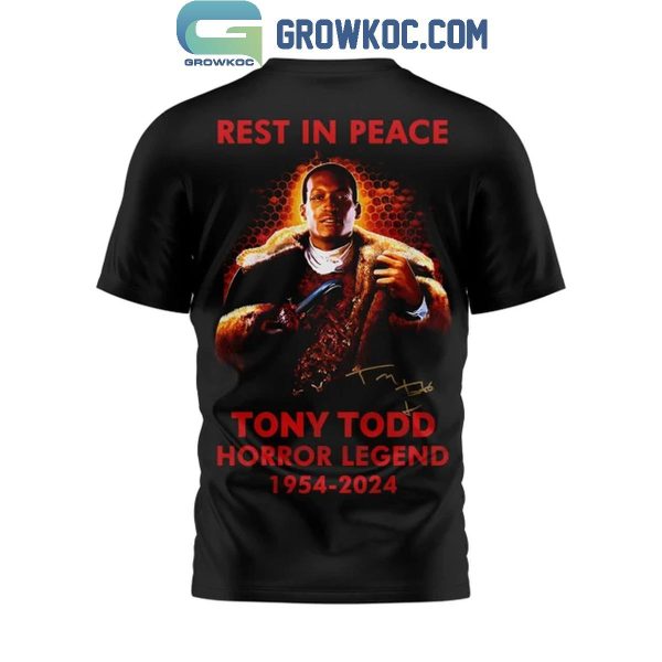 Tony Todd Horror Legend 1954-2024 Rest In Peace Hoodie T-Shirt