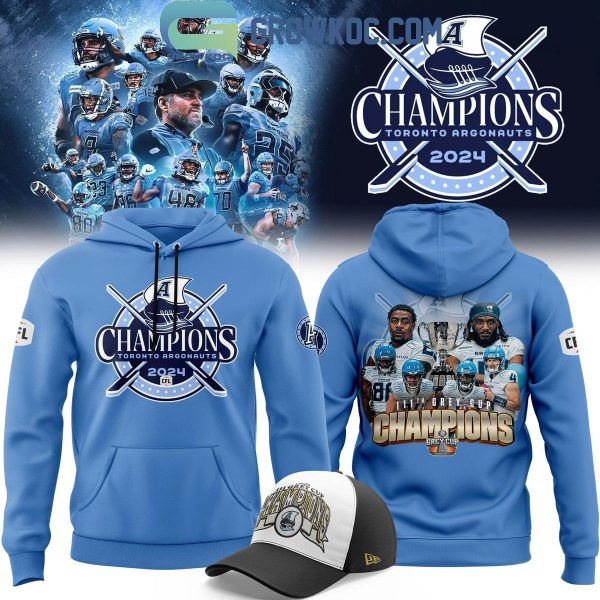 Toronto Argonauts The Champions Of 2024 Grey Cup Fan Proud Hoodie T-Shirt