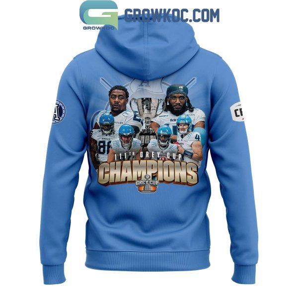 Toronto Argonauts The Champions Of 2024 Grey Cup Fan Proud Hoodie T-Shirt