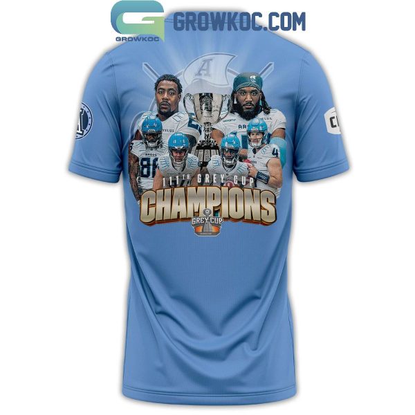 Toronto Argonauts The Champions Of 2024 Grey Cup Fan Proud Hoodie T-Shirt