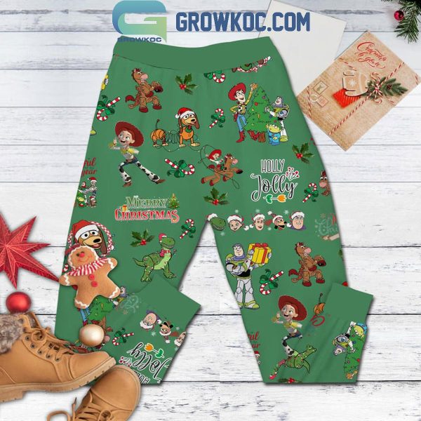 Toy Story Rockin’ Around Christmas Tree Holly Dolly Fleece Pajamas Set