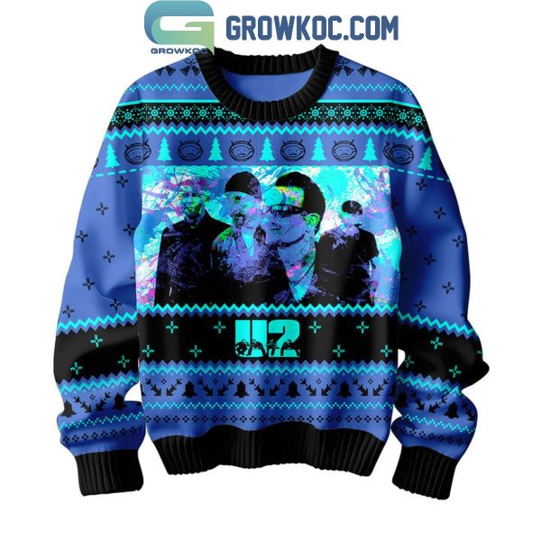 U2 New Year’s Day 2025 Merry Christmas Ugly Sweater