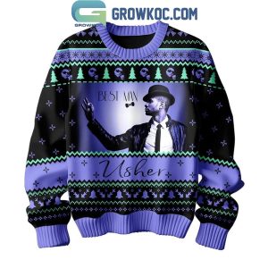 Usher Watch This Best Man Christmas Happy New Year Ugly Sweater