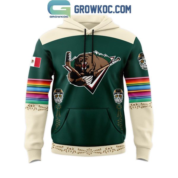 Utah Grizzlies Celebrating Dia De Los Muertos Night 2024 Hoodie T-Shirt