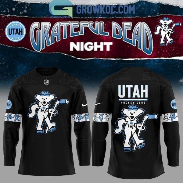 Utah Hockey Club The Memories Of Grateful Dead Night 2024-2025 Hockey Jersey