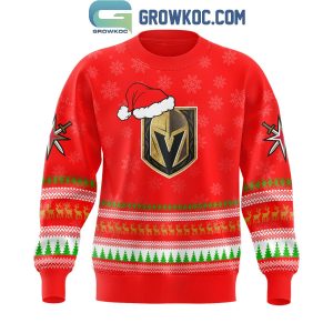 Vegas Golden Knights The Grinch Christmas Happy Holidays 2024 Hockey Ugly Sweater