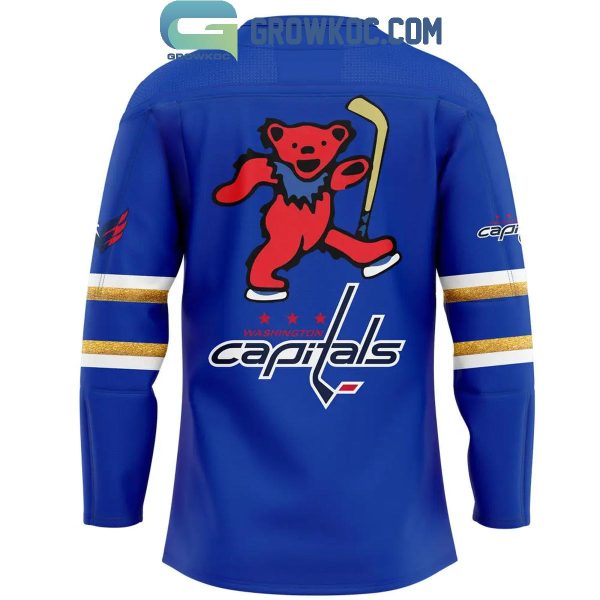 Washington Capitals Grateful Dead Night Celebration 2024 Hockey Jersey