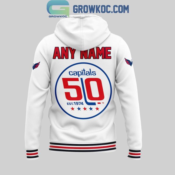 Washington Capitals Hockey Team Celebrating 50 Seasons Since 1974 Hoodie T-Shirt