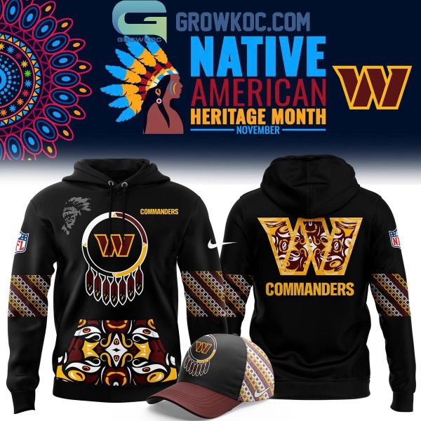 Washington Commanders Let’s Celebrate 2024 Native American Heritage Hoodie T-Shirt