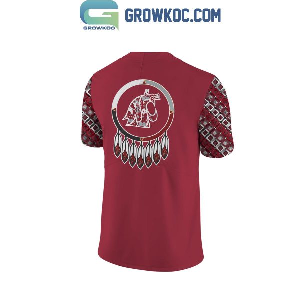 Washington State Cougars 2024 Native American Heritage Month Memories Football Jersey