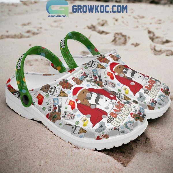 We Bare Bears Family Merry Christmas Personalized Crocs Clogs