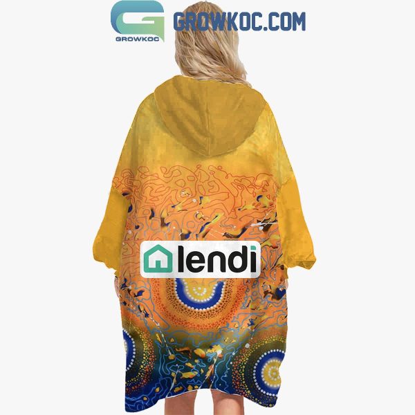 West Coast Eagles 2024 Indigenous Daylight Oodie Hoodie Blanket