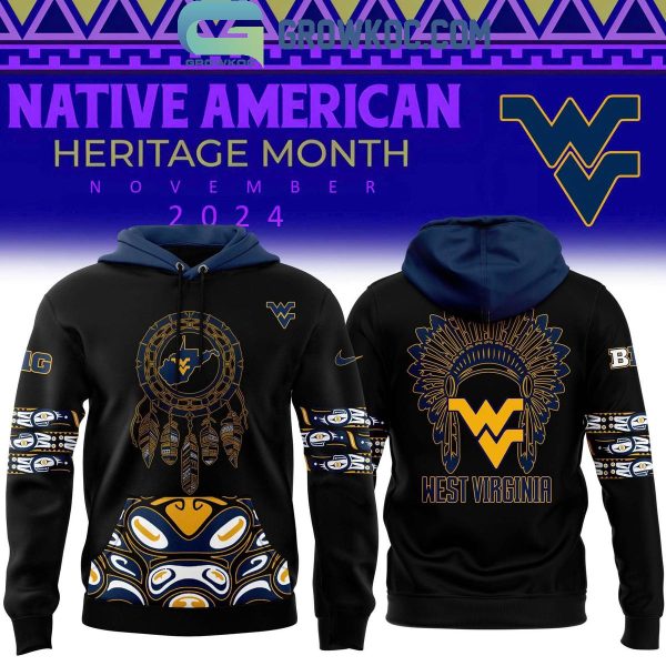 West Virginia Mountaineers Celebrating Native American Heritage Month 2024 Hoodie T-Shirt