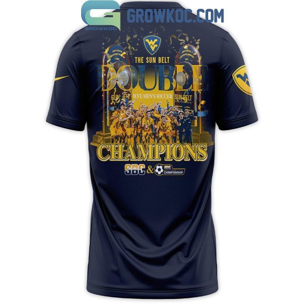 West Virginia Mountaineers Men’s Soccers Sun Belt Champions 2024 Hoodie T-Shirt