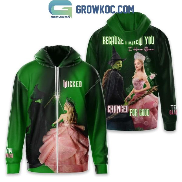 Wicked Because I Knew You I Have Been Changed For Good 2024 Hoodie T-Shirt