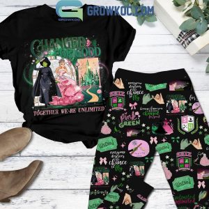 Wicked Changed For Good 2024 Christmas Holidays Fleece Pajamas Set