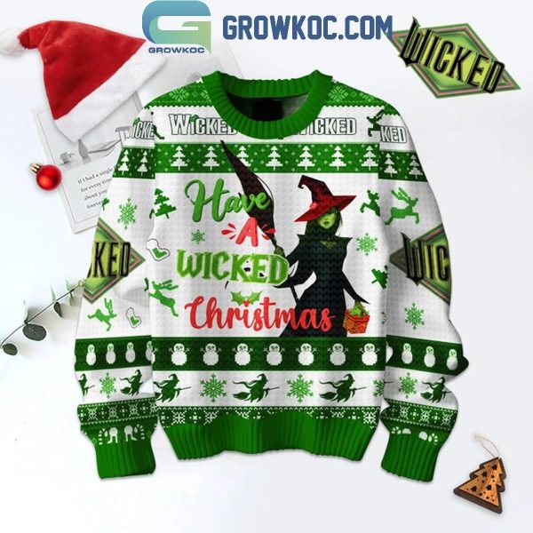 Wicked Have A Wicked Christmas Happy Holidays 2024 Ugly Sweater