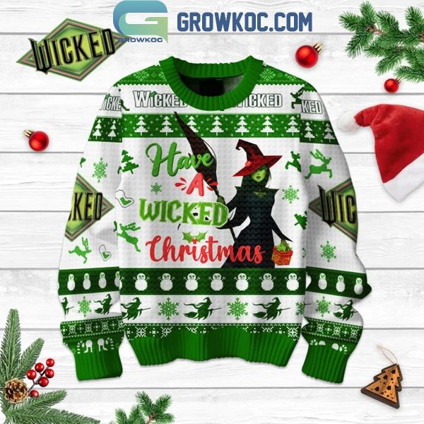 Wicked Have A Wicked Christmas Happy Holidays 2024 Ugly Sweater