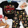 The Nightmare Before Christmas This Is Official Family Christmas Fleece Pajamas Set