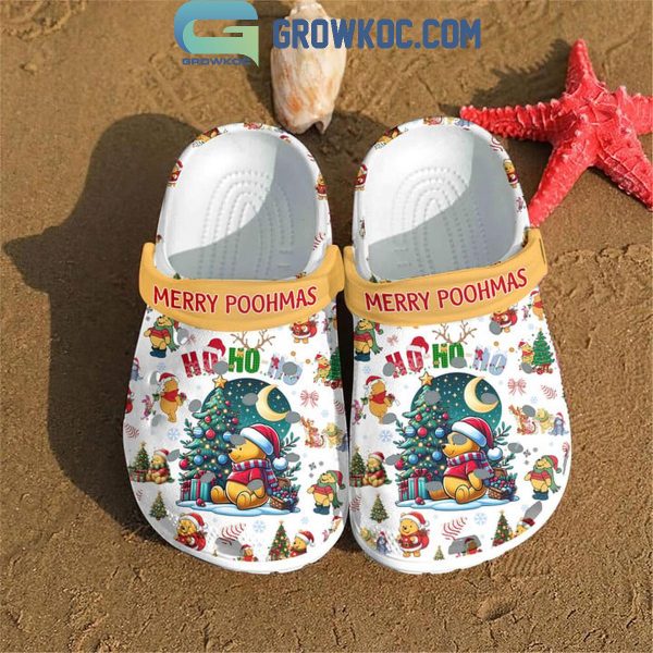 Winnie The Pooh Merry Poohmas Christmas 2024 Crocs Clogs