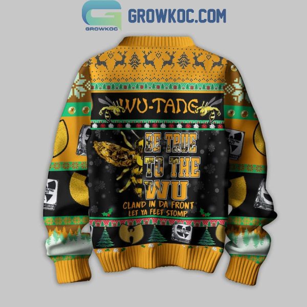 Wu-Tang Clan Be True To The Wu Cland In Da Front Christmas Ugly Sweater