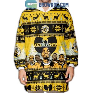 Wu-Tang Clan Christmas Rules Everything Around Me Oodie Hoodie Blanket