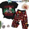 The Grinch See How I Wait For Christmas Very Demure Mottoo Grinch Fleece Pajamas Set