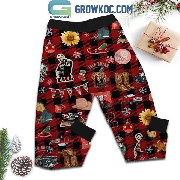 Zach Bryan I’ll Find Hope In Tomorrow Either Way Christmas Fleece Pajamas Set