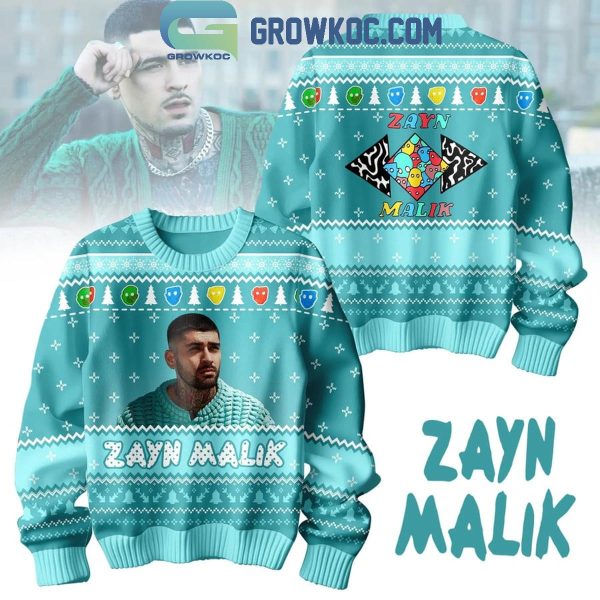 Zayn Malik Merry Christmas And Happy New Year 2025 Ugly Sweater