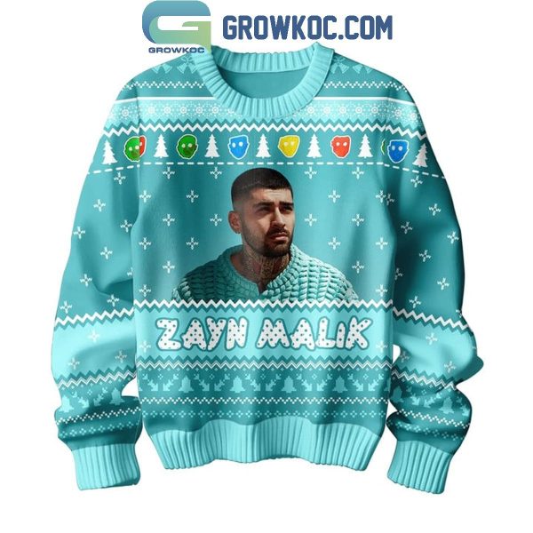 Zayn Malik Merry Christmas And Happy New Year 2025 Ugly Sweater