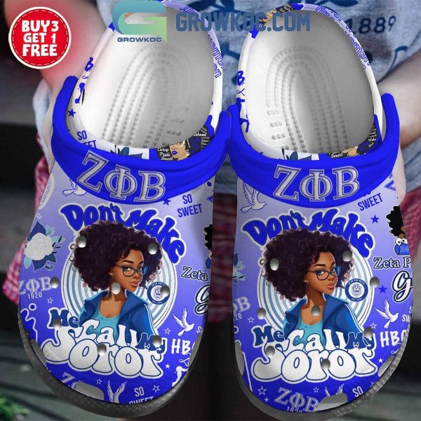 Zeta Phi Beta Christmas Don’t Make Me Call Soror 2024 Crocs Clogs