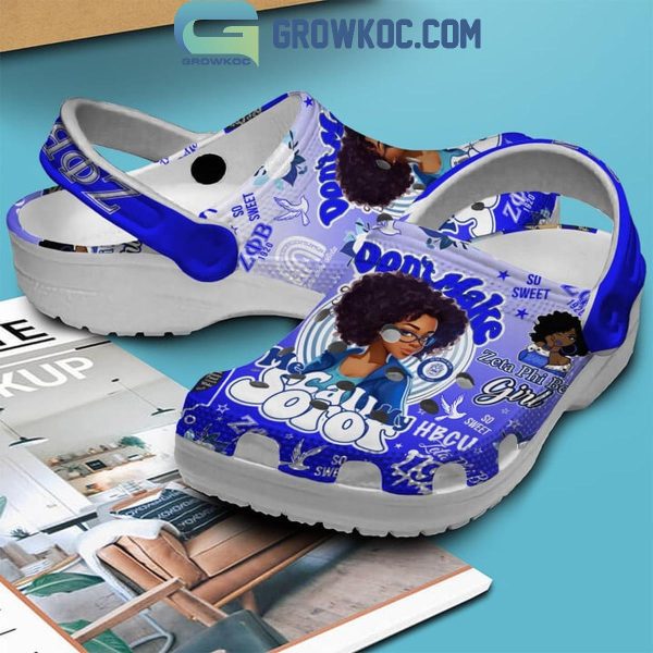 Zeta Phi Beta Christmas Don’t Make Me Call Soror 2024 Crocs Clogs