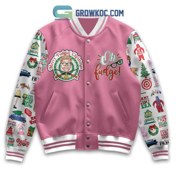 A Christmas Story 2024 Merry Fucking X mas Baseball Jacket