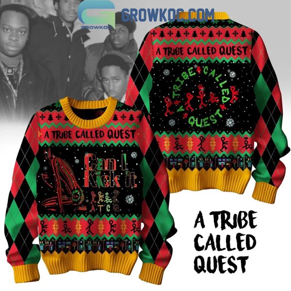 A Tribe Called Quest Can I Kick It Festive Christmas Ugly Sweater