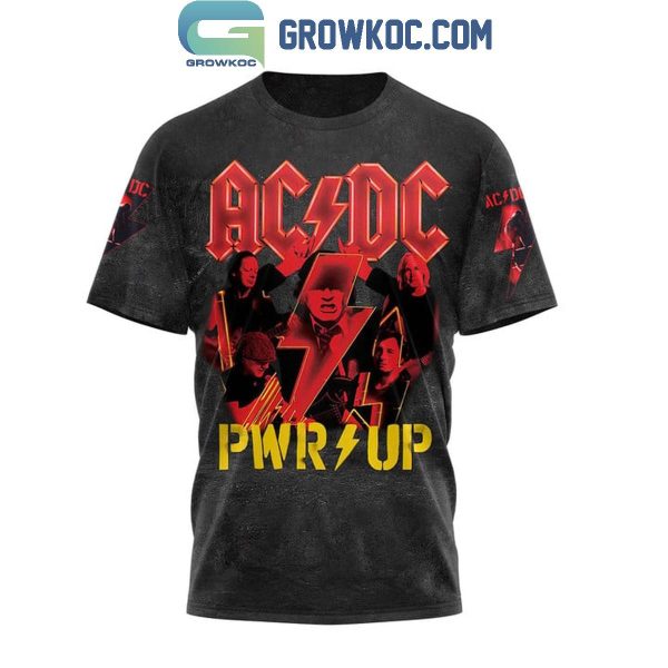 ACDC 2025 The Schedule Of Upcoming PWR UP Tour Hoodie T-Shirt