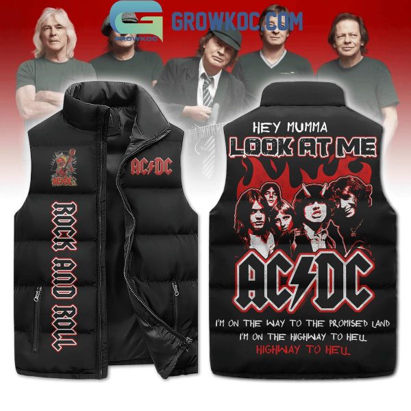 ACDC Hey Mumma Look At Me Sleeveless Puffer Jacket