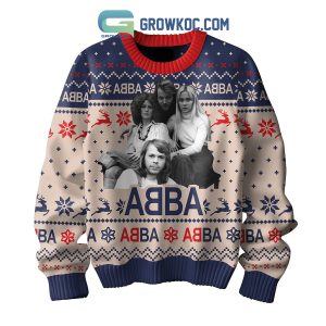 Abba Merry Christmas And Happy New Year 2025 Ugly Sweater