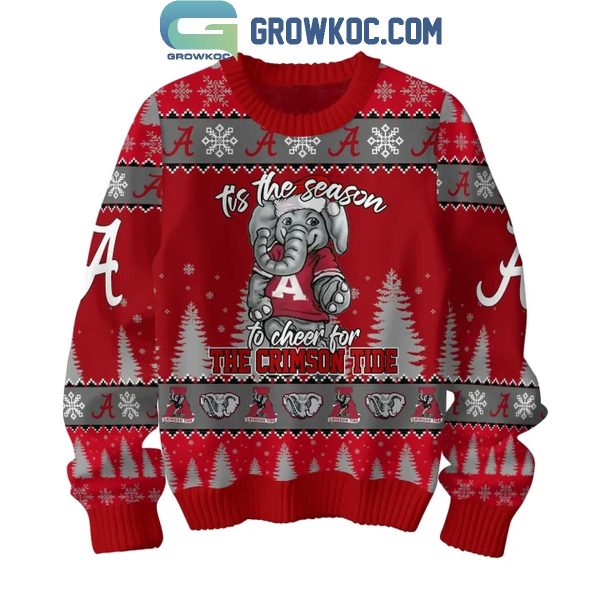 Alabama Crimson Tide Alabama Football Roll Tide 2024 Christmas Ugly Sweater