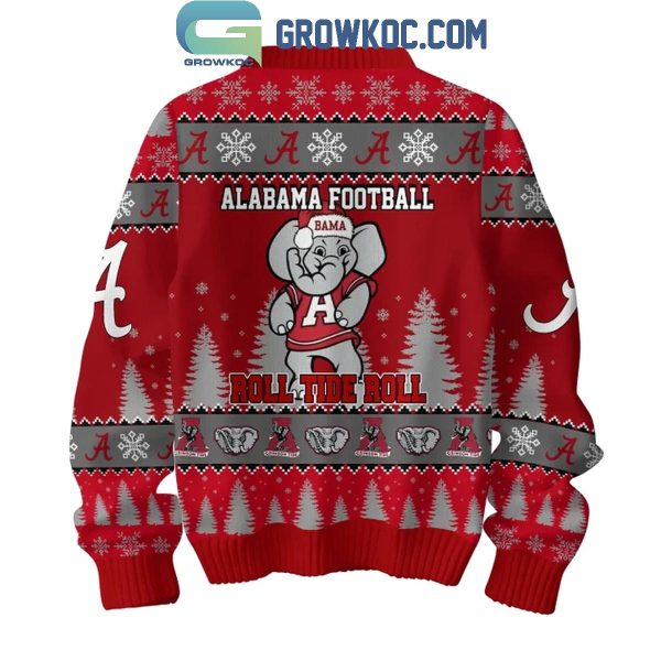 Alabama Crimson Tide Alabama Football Roll Tide 2024 Christmas Ugly Sweater