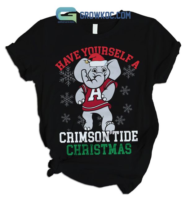 Alabama Crimson Tide Have Yourself An Alabama Christmas 2024 Fleece Pajamas Set