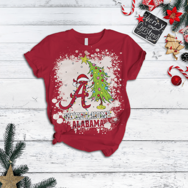 Alabama Crimson Tide Sweet Home Alabama Christmas 2024 Fleece Pajamas Set